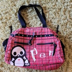Rare Skelanimals Pen Plaid Bag